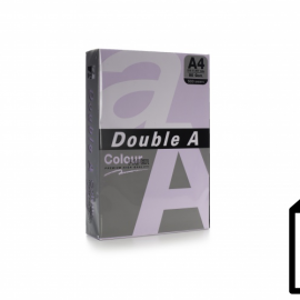 Colour paper Double A, 80g, A4, 500 sheets, Levender