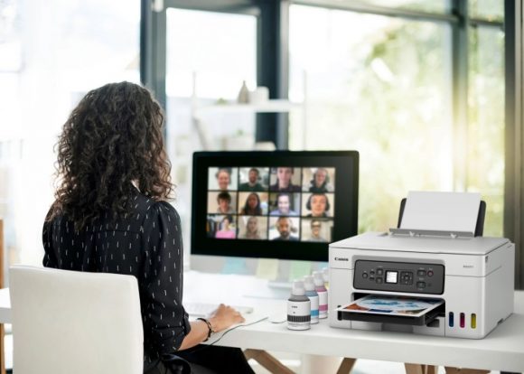 Canon MAXIFY GX3050, MFP colour Inkjet Printer refillable A4 350 sheets USB 2.0 Wi-Fi(ac) - Image 9