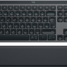 Logitech MX Keys S Wireless Keyboard + Palm Rest, Bluetooth, Illuminated, US, Graphite