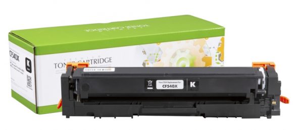 Compatible Static-Control HP Cartridge No.203X Black 3,2K (CF540X)/Canon CRG-054HK New chip