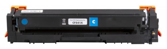 Compatible Static-Control HP Cartridge No.203X Cyan 2,5K (CF541X)/Canon CRG-054HC New chip - Image 2