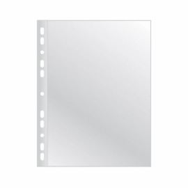 AD Class PUNCHED POCKET Cristal Clear A4 60 micr., pouch 100 pcs