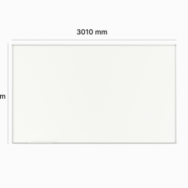 Projectio and dry erase writingboard 3010 x 1340 mm TK-Team (SPEC)