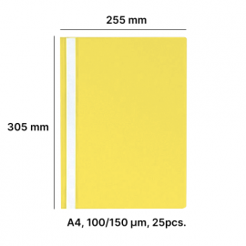 AD Class Report file 100/150 yellow, 25pcs./pack.