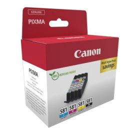 Canon CLI-581 (2103C007) Ink Cartridge Multipack, C/M/Y/BK