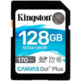 Kingston 128GB SDXC Canvas Go Plus 170R C10 UHS-I U3 V30
