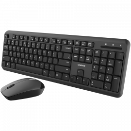 Wireless combo set,Wireless keyboard with Silent switches,105 keys,RU layout,optical 3D Wireless mice 100DPI black