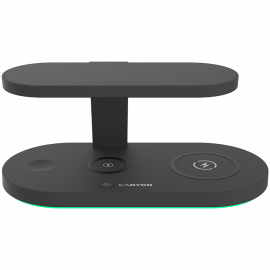 CANYON wireless charger WS-501 15W 5in1 UV Black