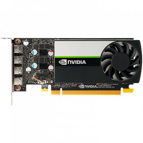 PNY GPU NVIDIA VCNT1000-8GB-SB PCI-Express 3.0 x16, LP8 GB GDDR6 128-bit, 4x Mini DP 1.4, 1x LP bracket. - Image 3