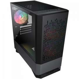 COUGAR MG140 Air RGB PC Case, Mini Tower, Black