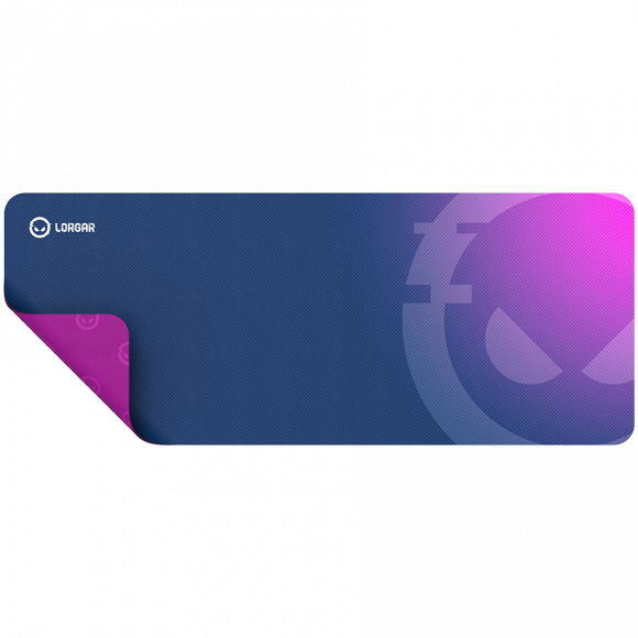 Lorgar Main 139, Gaming mouse pad, High-speed surface, Purple anti-slip rubber base, size: 900mm x 360mm x 3mm, weight 0.6kg - Image 3