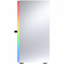 COUGAR PURITY RGB PC Case, Mini Tower, White