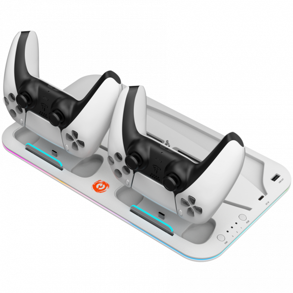 CANYON cooling stand CS-5 RGB PS5 Slim Charge White - Image 3