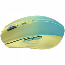 CANYON mouse MW-44  Wireless Charge Yellow Blue