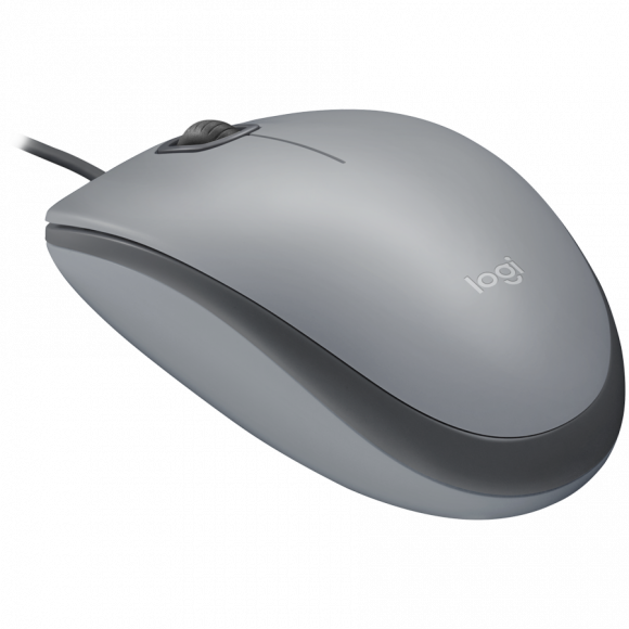 LOGITECH M110 Silent - MID GRAY - USB - N/A - EMEA-808 - AKOYA HANGTAB BOX M110S - Image 3