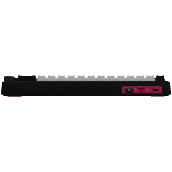 LORGAR KBP70MW, Wireless 65% Mechanical Gaming Keyboard Pro, Black/red, EN layout - Image 5