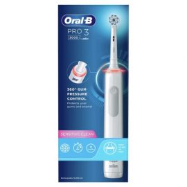 Oral-B Pro 3 3000 Sensitive Clean Electric Toothbrush, White