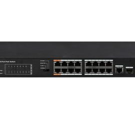 PoE switch 100Mbps 16portu+1G uplink