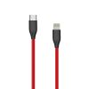 Silicone Cable USB Type C- Lightning, 2m (red)