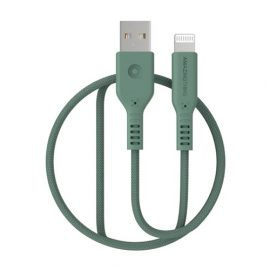 Premium MFI certifield Cable USB A - Lightning, 1.1m (mint) Speed Pro Zeus