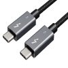 Cable Thunderbolt 3, Type C - Type C, 40Gbps, 100W, 20V/ 5A, 5K/ 60HZ, 2m