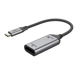Adapter USB-C (M) to DisplayPort (F), 4K/60Hz, with gold-plated connectors