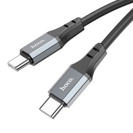 Silicone Cable USB Type-C - Type-C, 60W, black, 3m