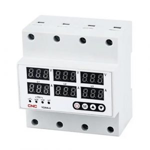 Overvoltage & Undervoltage Protector, 63A, 3-phase