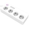 TUYA Smart Power Strip, 4 sockets + 4 USB, with switch, cord 1.8m
