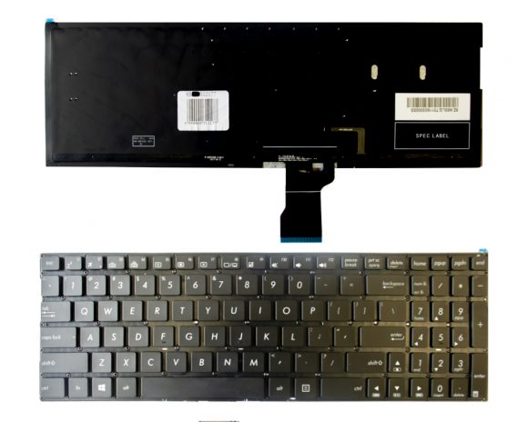 Keyboard ASUS: UX52, UX52A, UX52V, UX52VS, UX501 with backlight