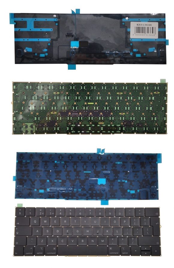 Keyboard Apple Macbook Pro 13" 15" 2018 A1989 A1990, UK