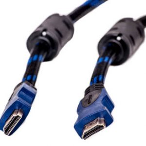 Cable HDMI - HDMI, 3m, 1.4 ver., Nylon, gold plated