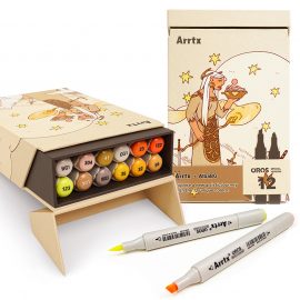 Double-sided Marker Pens ARRTX Oros, 12 Colours