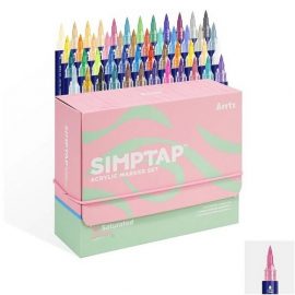 Acrylic Marker Pens ARRTX Simptap, 48 Colours