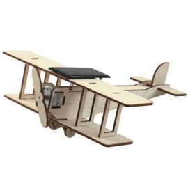 Solar Powered Toy  in.Biplane Flying Star in.