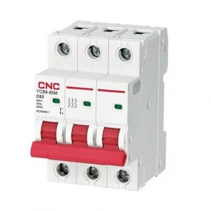Miniature Circuit Breaker, 3P, 63A, Class C, 6kA