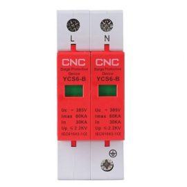 Surge Protection Device, 2P, Class B, 30-60 kA, 385VAC