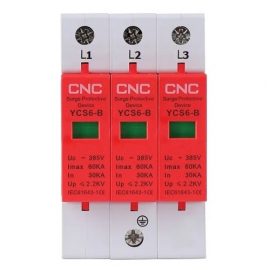 Surge Protection Device, 3P, Class B, 30-60 kA, 385VAC