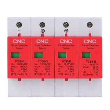 DC Surge Protection Device, 4P, Class B, 60-1000kA, 1000VDC