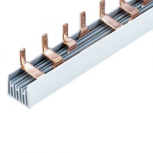 Busbar Pin 4P, 56 modules, 63A, 1.4x7mm, 1m