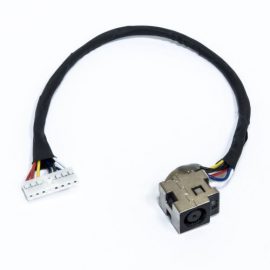 Power jack with cable, HP G62, COMPAQ CQ62
