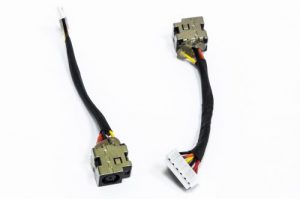 Power jack with cable, HP Compaq CQ50, CQ60, G50, G60