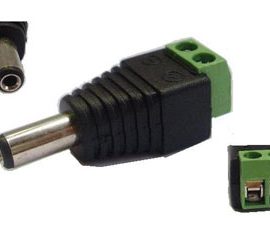 Power male connector 5.5x2.1, 10pcs