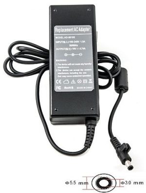 Laptop Power Adapter SAMSUNG 90W: 19V, 4.74A