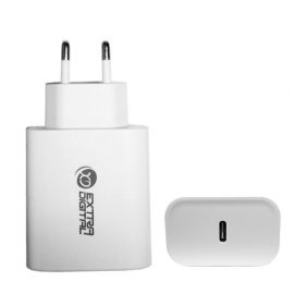 Charger EXTRA DIGITAL USB Type-C: 220V, 20W, PD