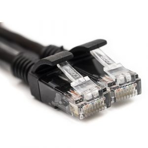 Cable Cat5E UTP, 25m, black