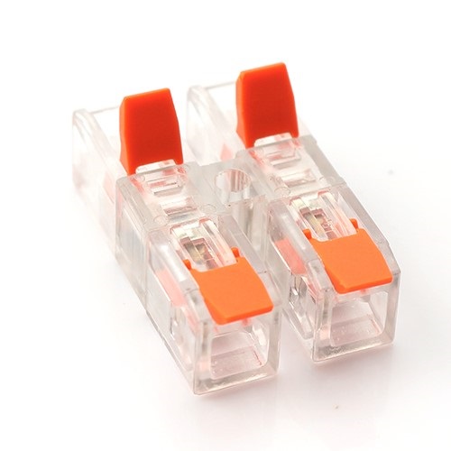 Splicing Connector, Inline with Lever, 2-2, 0.2–4.0mm², 32A, 450V, 20pcs 1 Splicing Connector, Inline with Lever, 2-2, 0.2–4.0mm², 32A, 450V, 20pcs