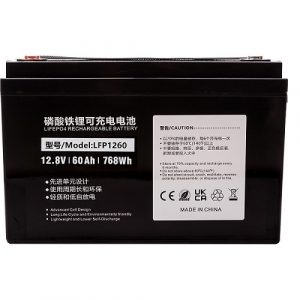 Battery Lithium Iron Phosphate LiFePO4 12.8V, 60Ah