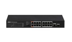 PoE switch 100Mbps 16portu+1G uplink | 3117-16ET135