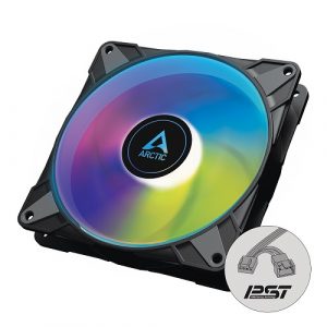 ARCTIC P14 PWM PST A-RGB Semi-Passive Case Fan, 4-pin, 140mm, Black | ACFAN00239A